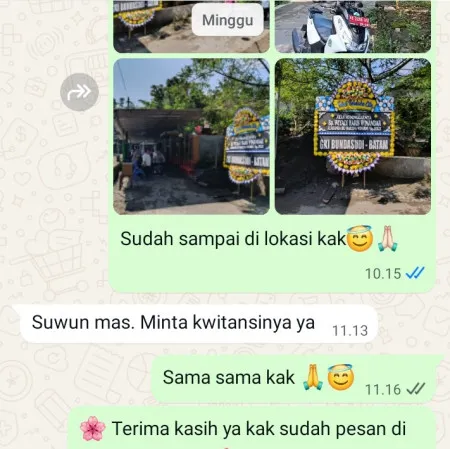 Pengiriman Papan Bunga Duka Kelapa Gading