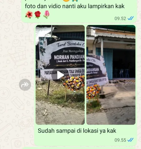 Pengiriman Karangan Bunga Kelapa Gading