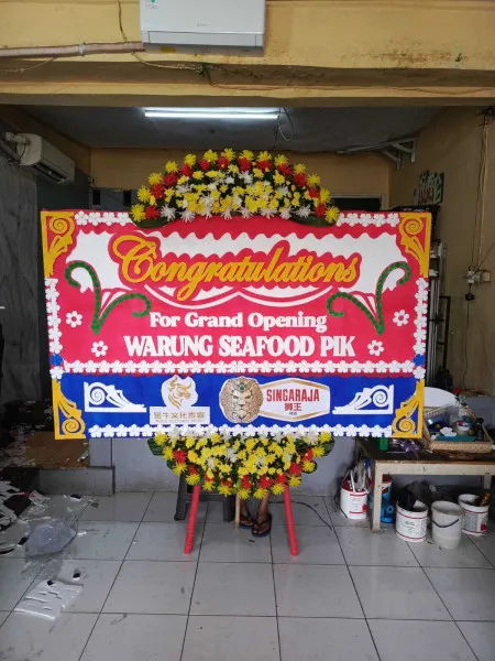 Papan Bunga Ucapan Selamat Kelapa Gading