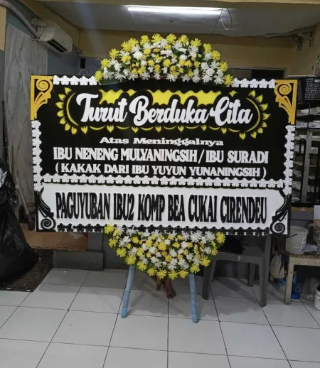 Papan Bunga Duka Kelapa Gading