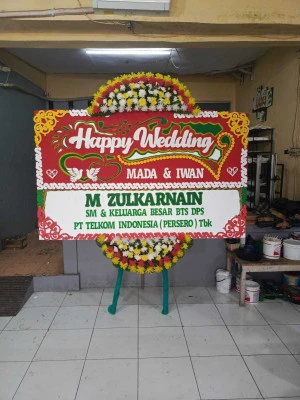 Papan Bunga di Kelapa Gading