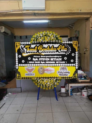 Papan Bunga di Kelapa Gading