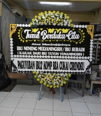 Papan Bunga di Kelapa Gading